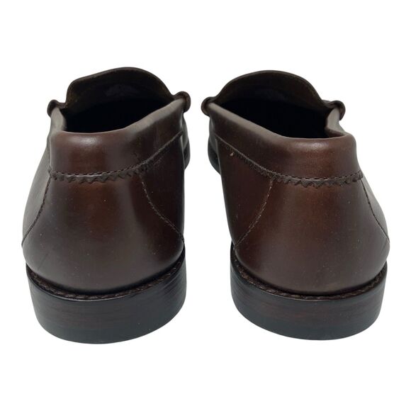 J Crew Camden Loafers Mens 11 Brown Leather Sole Penny Preppy Career BJ009 main image 14